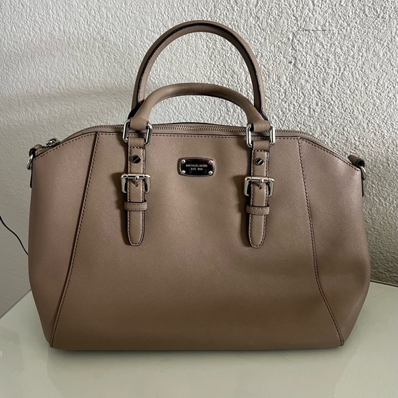 Michael Kors Brown Leather Satchel - Picture 1 of 5